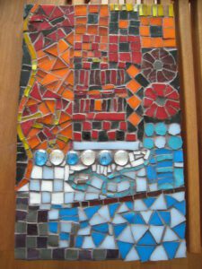 2009-02 - Vinca - Pâtes de verre, joint brun normand