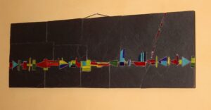 2009 - 07 - Anne-Marie ; pâtes de verre et ardoises