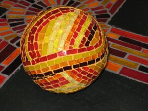 2009 - 08 - Stéphanie ; boule, joint jaune