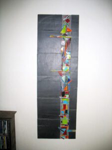 2010 - 03 - Evelyne : pâtes de verre et ardoise