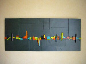 2010-12 Stéphanie : verre et ardoise