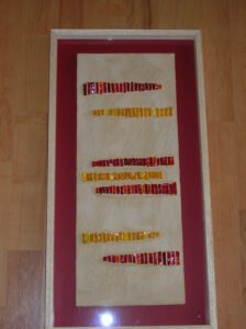 2012-01 Chantal : verre et enduit