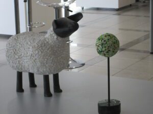 2016 Anne-Marie : boule verre sur polystyrène