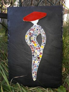 2019-05 Jacques : millefiori sur ardoise