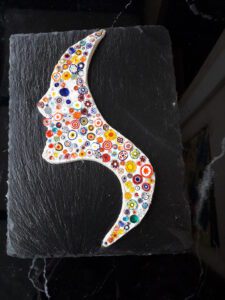 2020-01 Jacques : millefiori sur ardoise