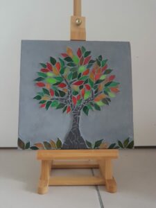 2024-04 Elisabeth ; verre et grès cérame